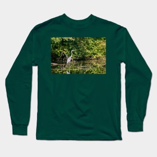 Great Blue Heron Long Sleeve T-Shirt